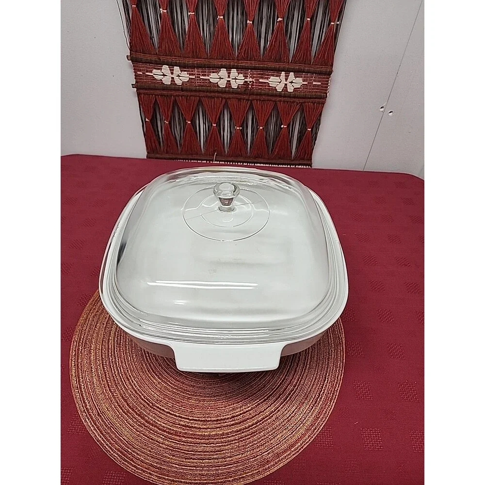 Vintage CorningWare Spice Of Life La Romarin 2.5 Quart Casserole W Lid A-10-B
